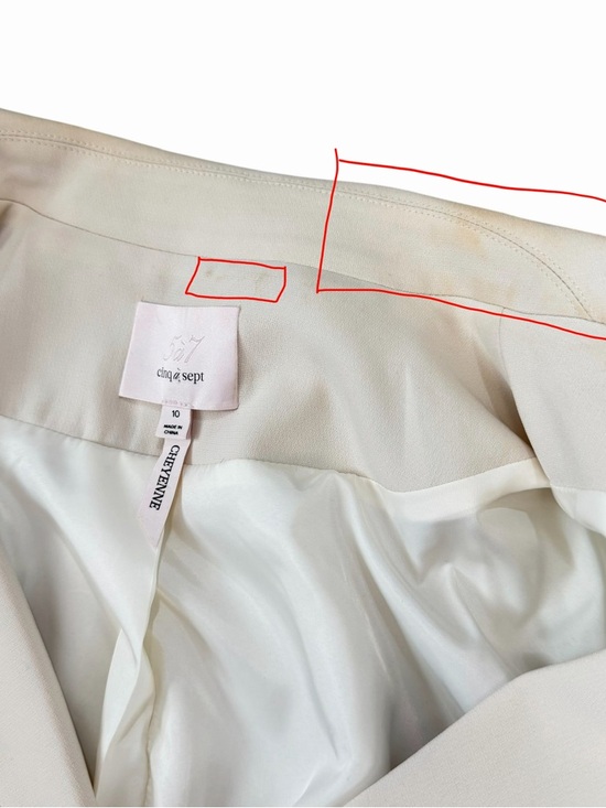 Cinq A Sept Crochet Lace Cheyenne Blazer Ivory Cream Neutral Quiet Luxury Spring - Picture 12 of 15